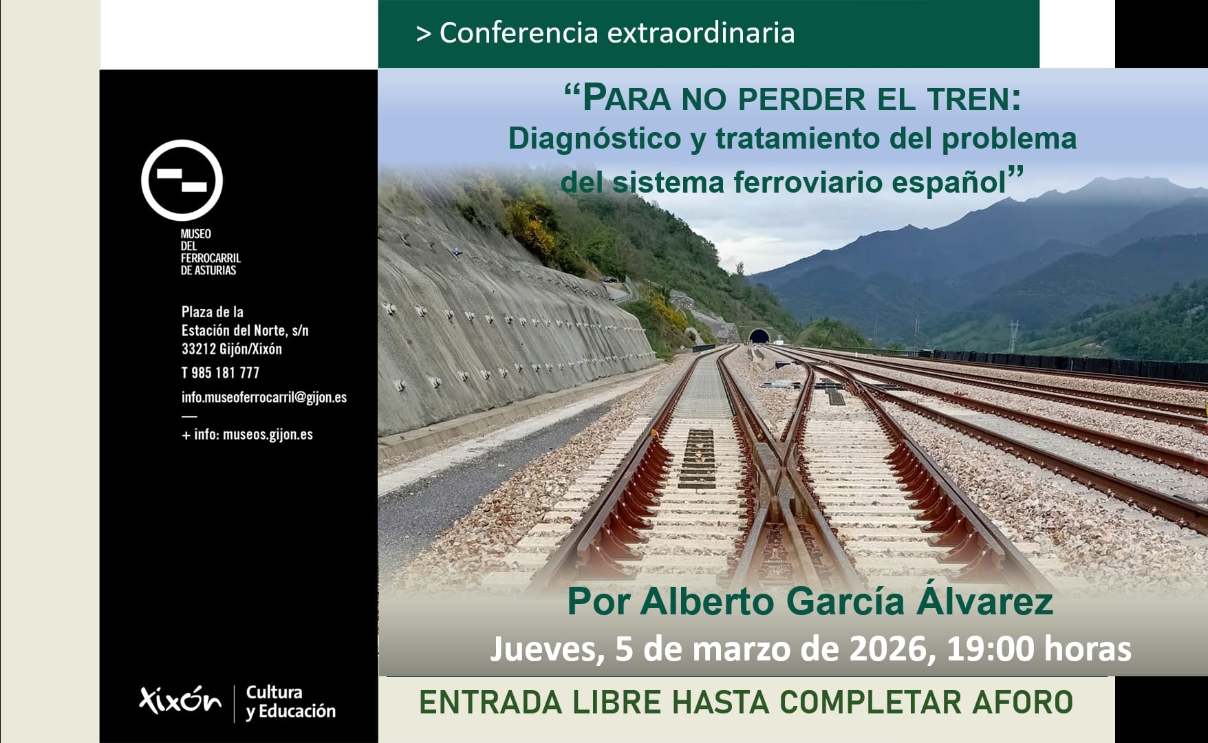 Para no perder el tren: Diagnóstico y tratamiento del problema del sistema ferroviario español
