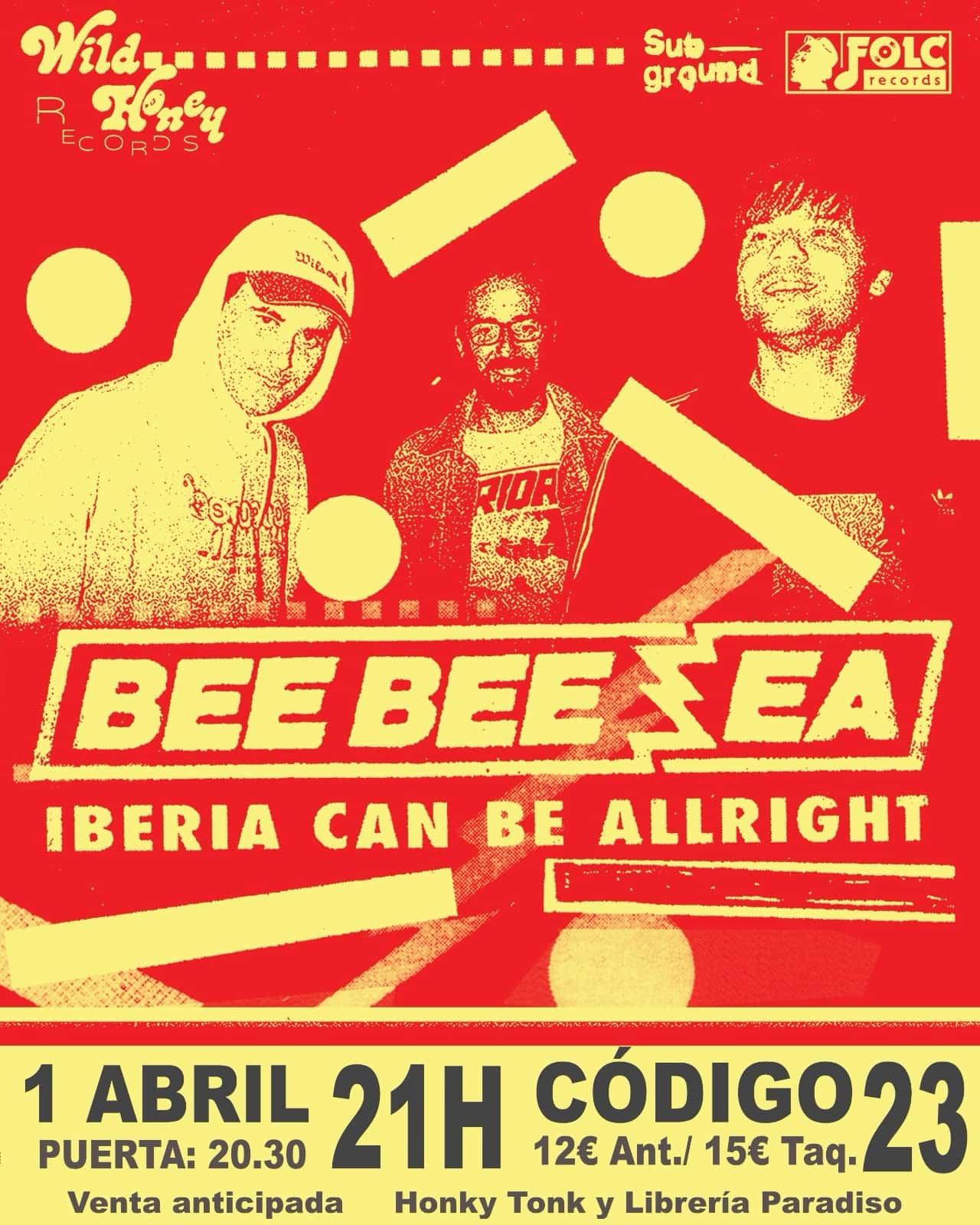 Concierto de Bee Bee Sea en Gijón - Iberia Can Be Allright Tour