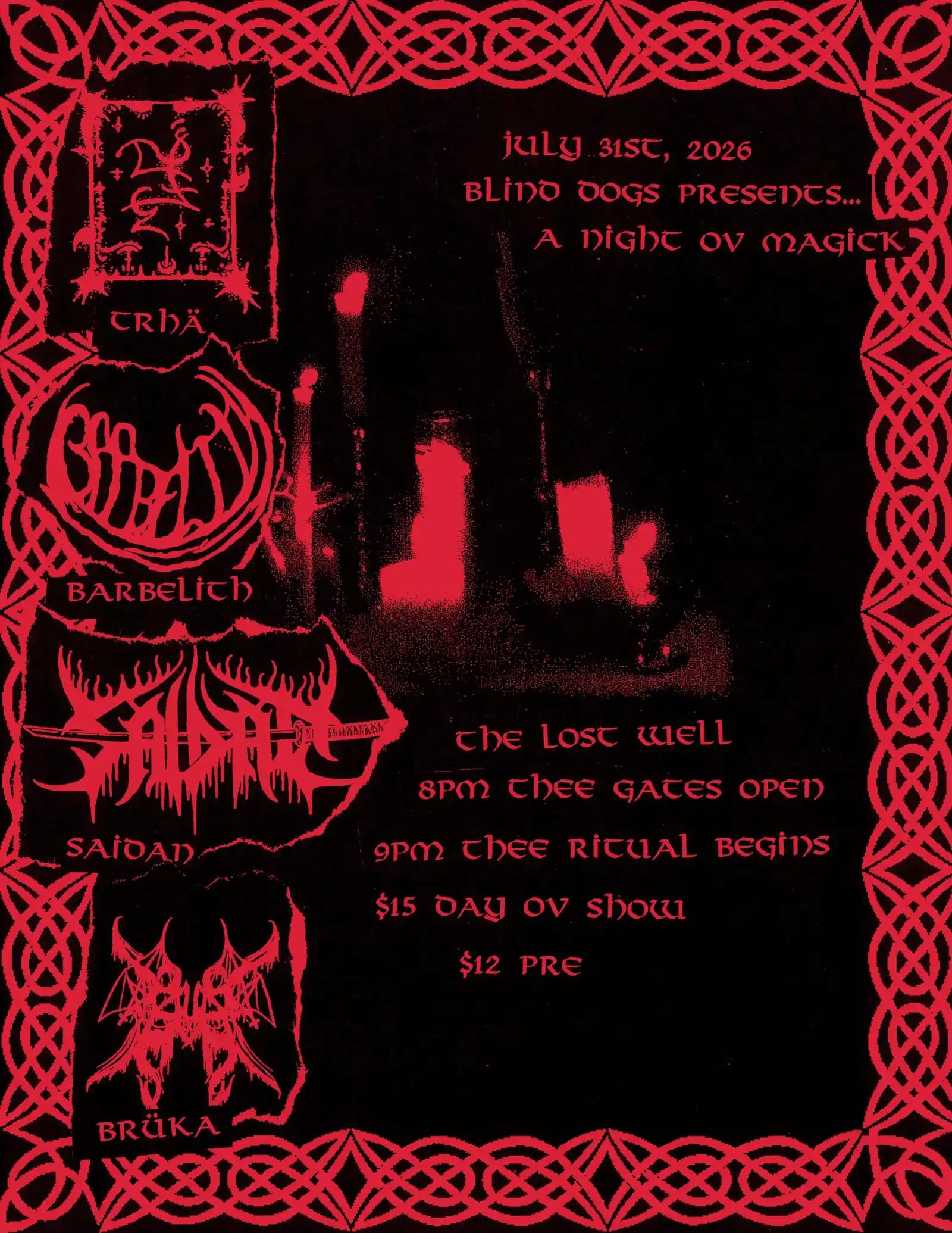 Trha, Barbelith, Saidan, Bruka