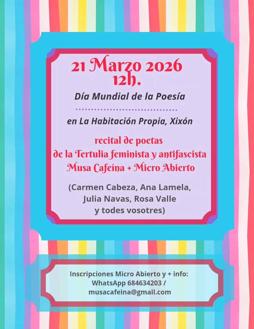 Recital de poesía y micro abierto - Musa Cafeína