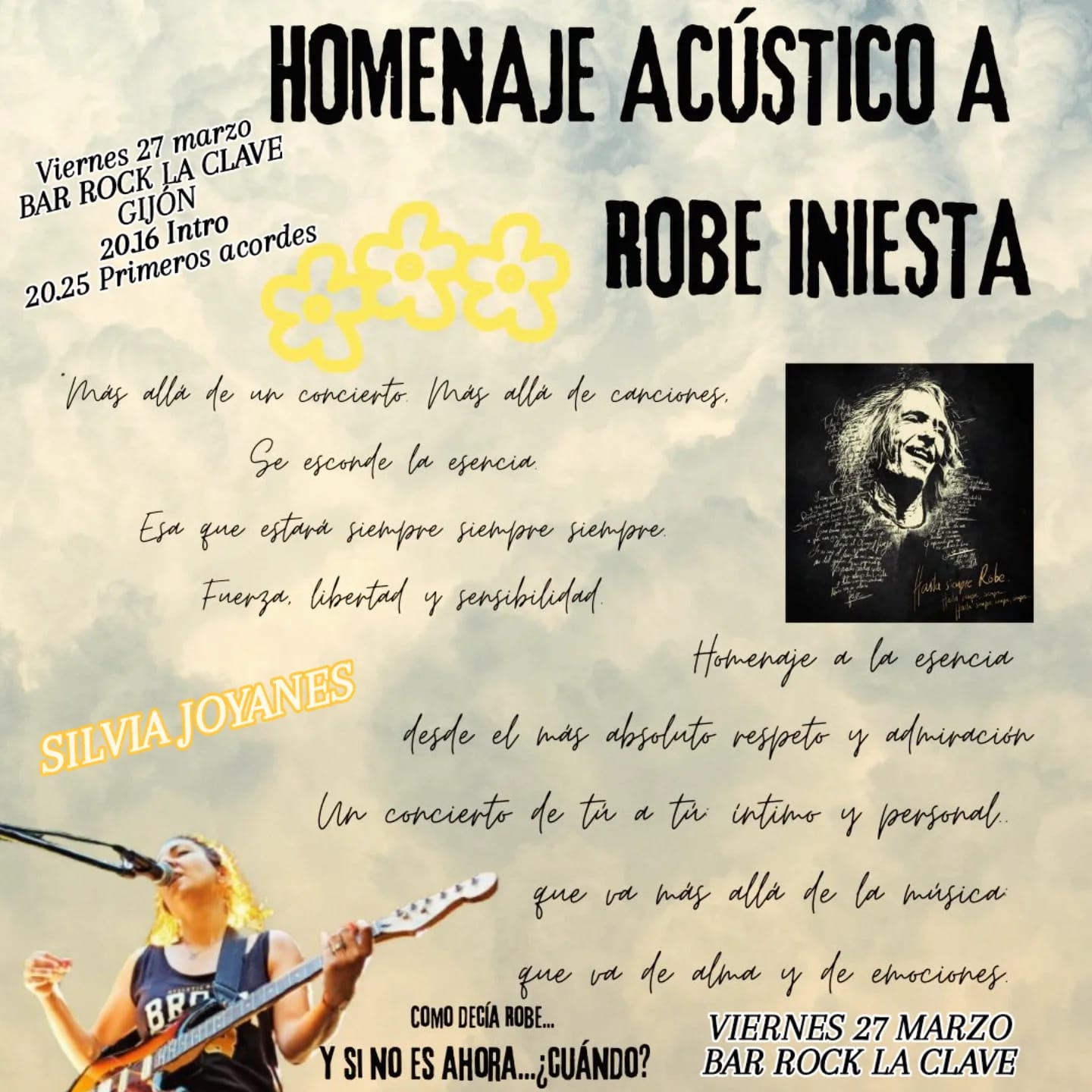 Homenaje ac煤stico a la esencia: A Robe Iniesta