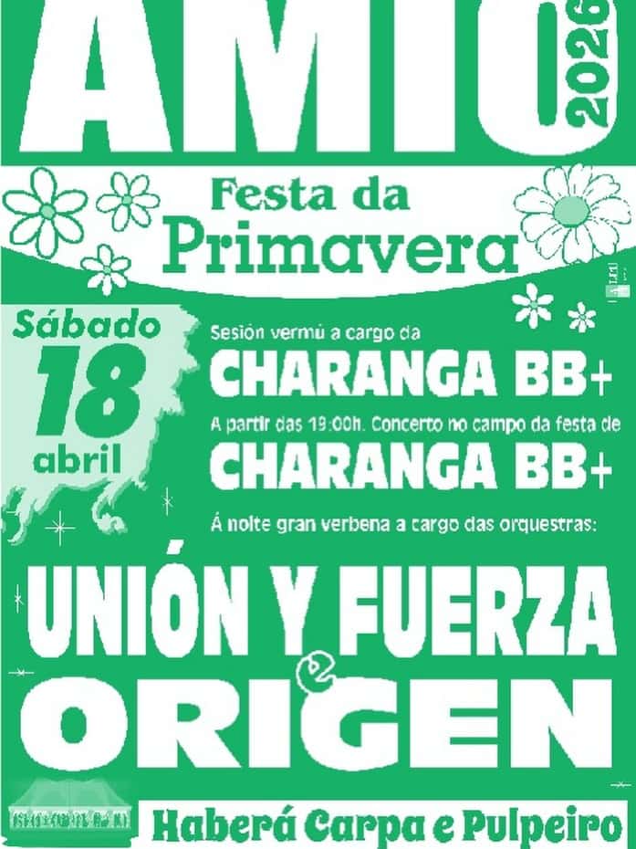 Festa da Primavera en Amio 2026