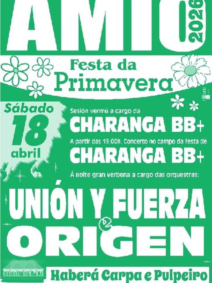 Festa da Primavera en Amio 2026