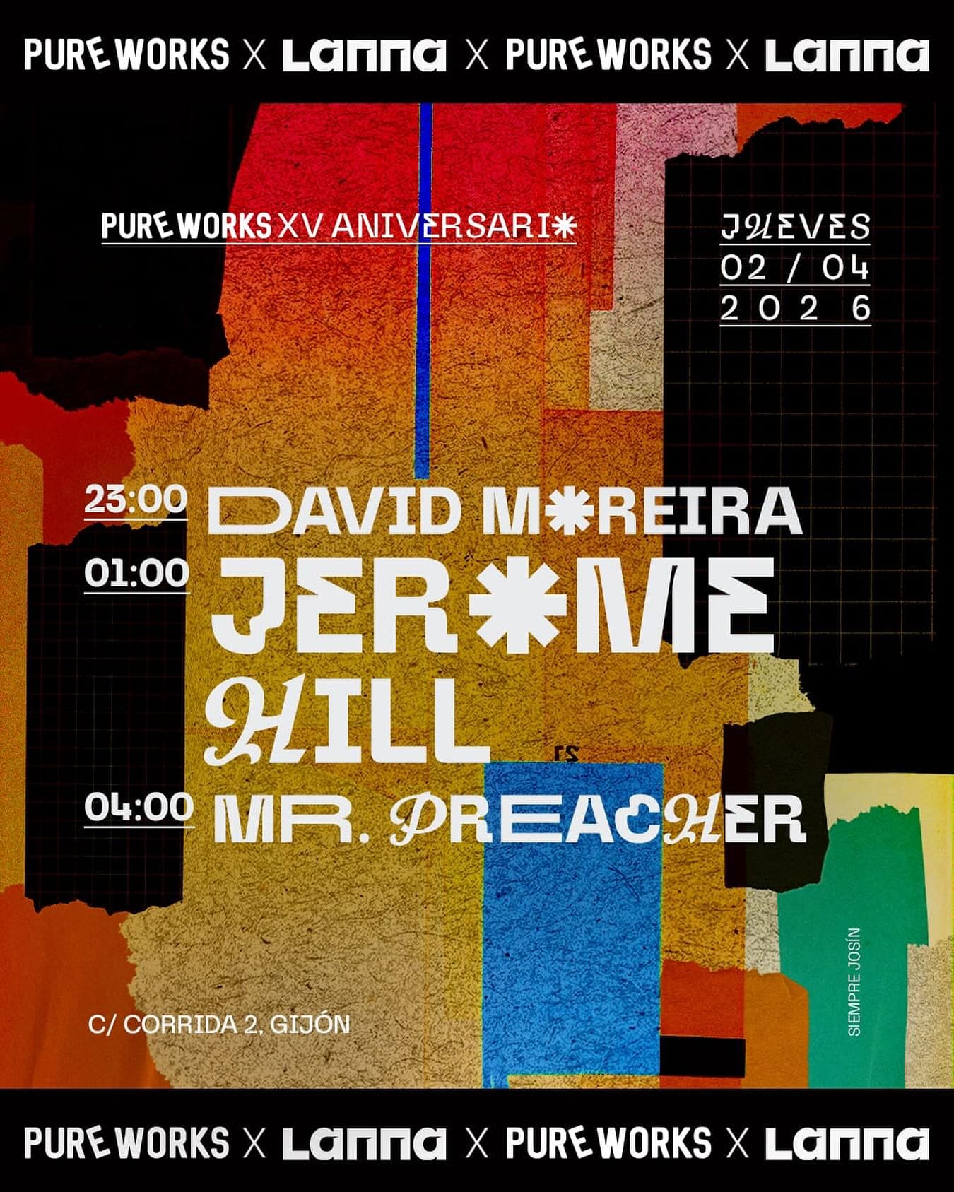 XV Aniversario Pure Works