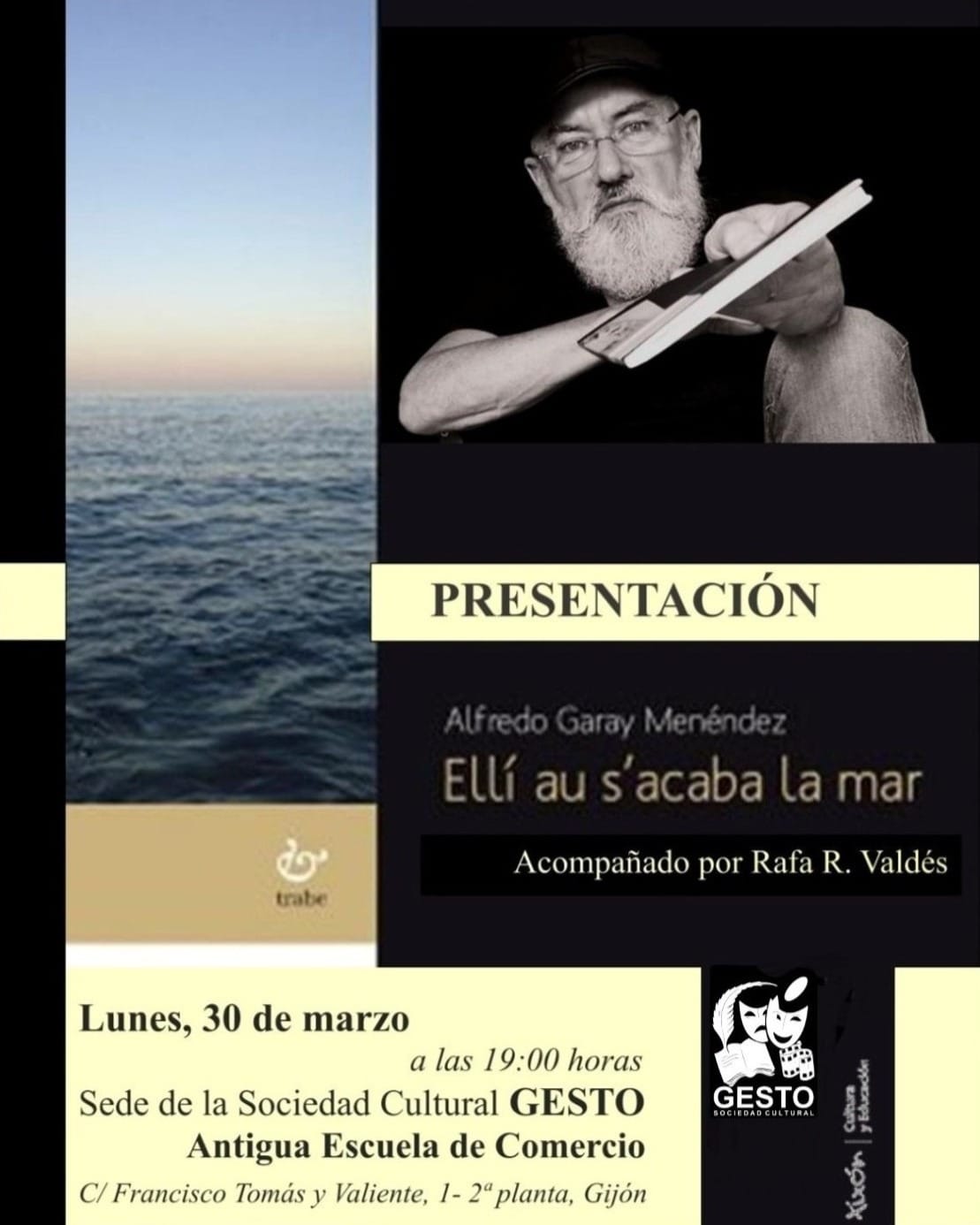 Presentación del poemario 'Ellí au s´caba la mar'