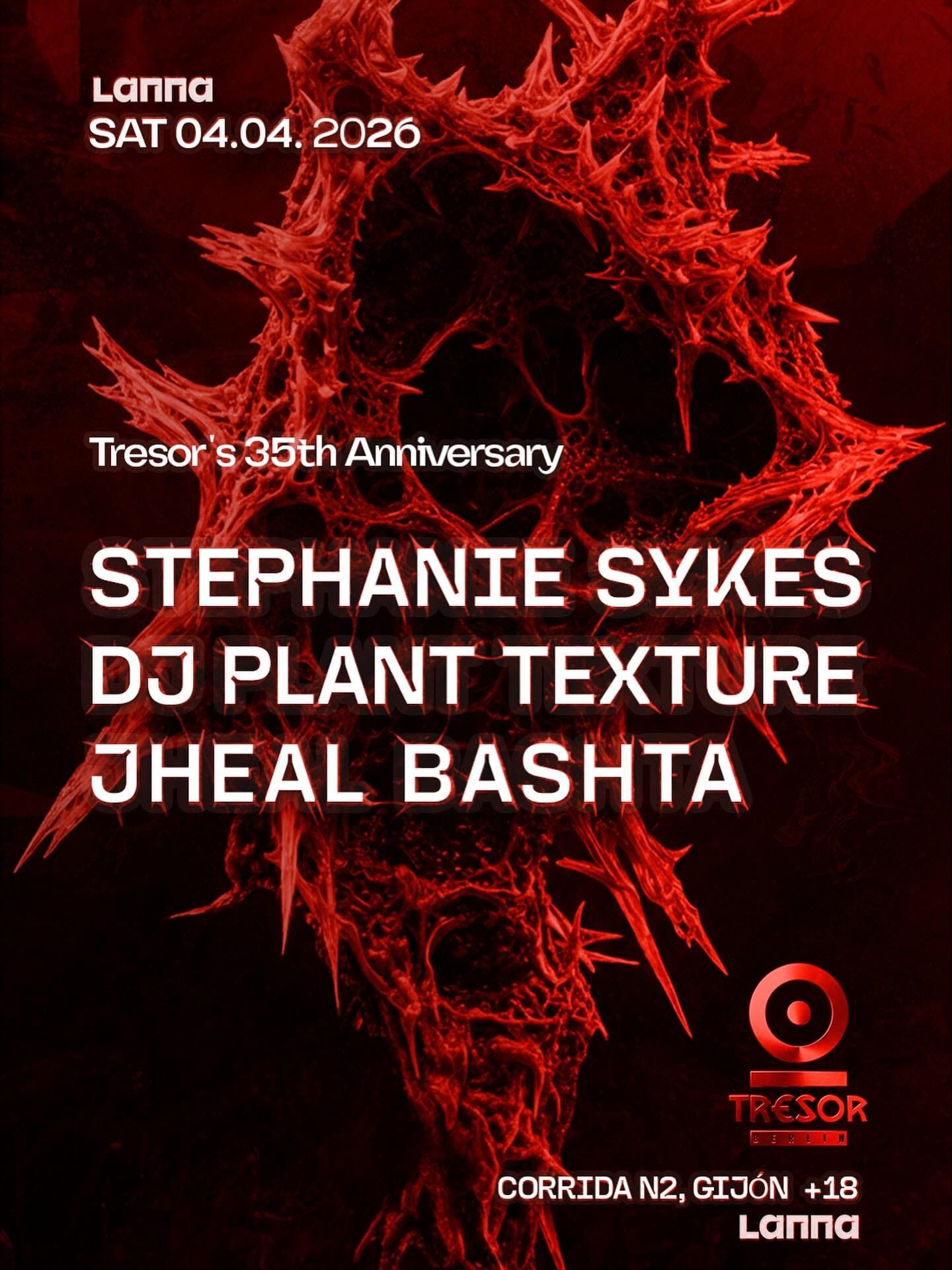Tresor 35th Anniversary en Lanna