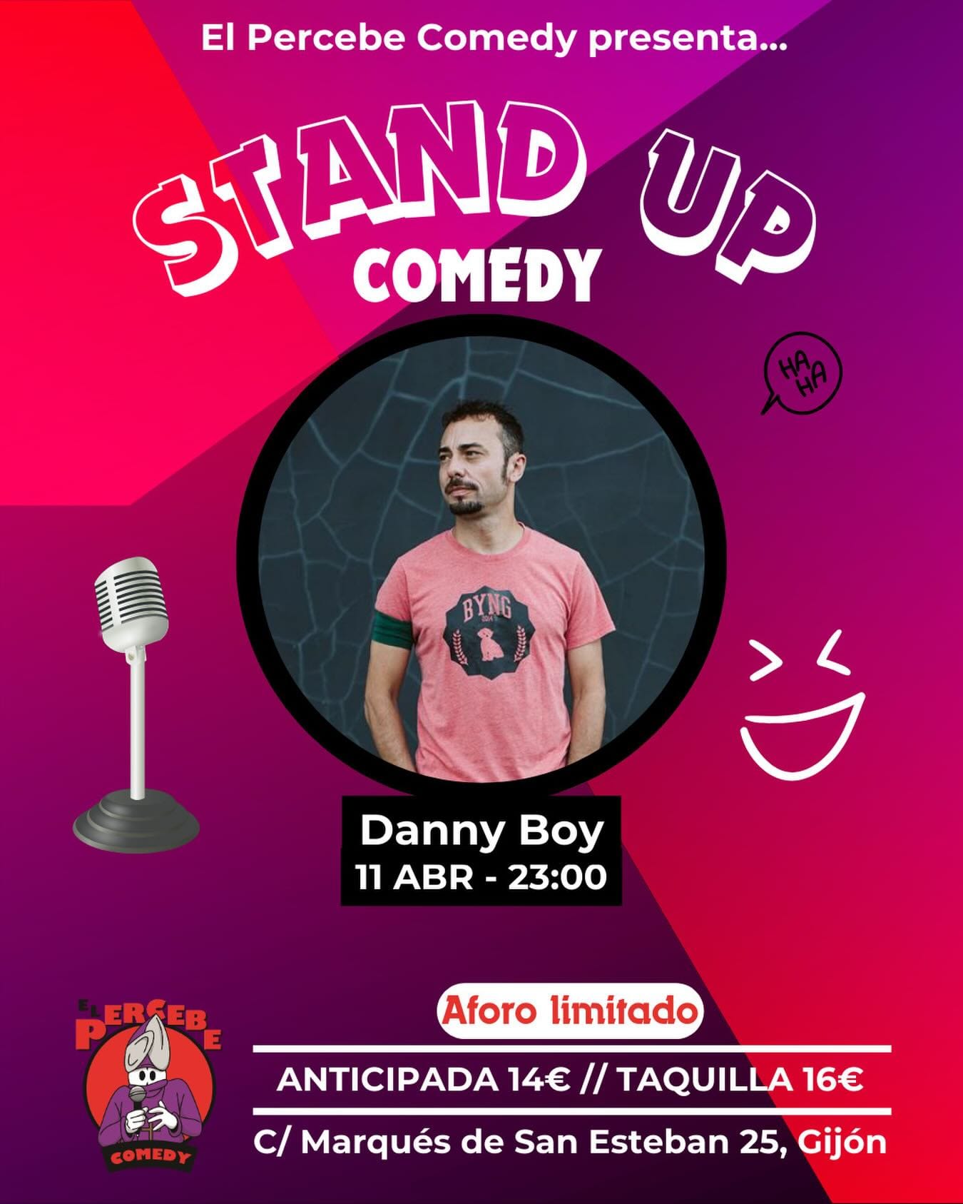 Danny Boy en El Percebe Comedy