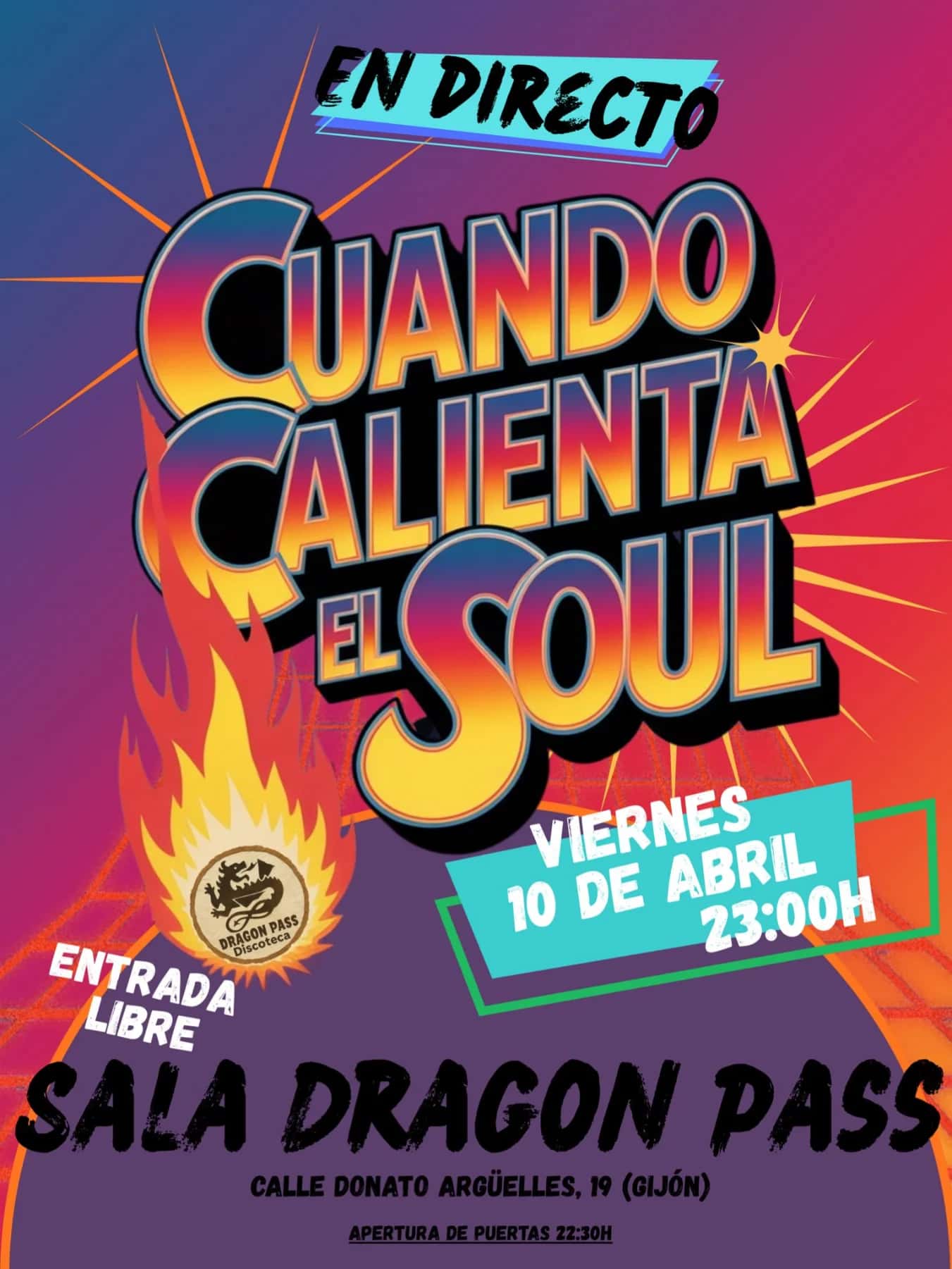 Presentación de Cuando Calienta El Soul