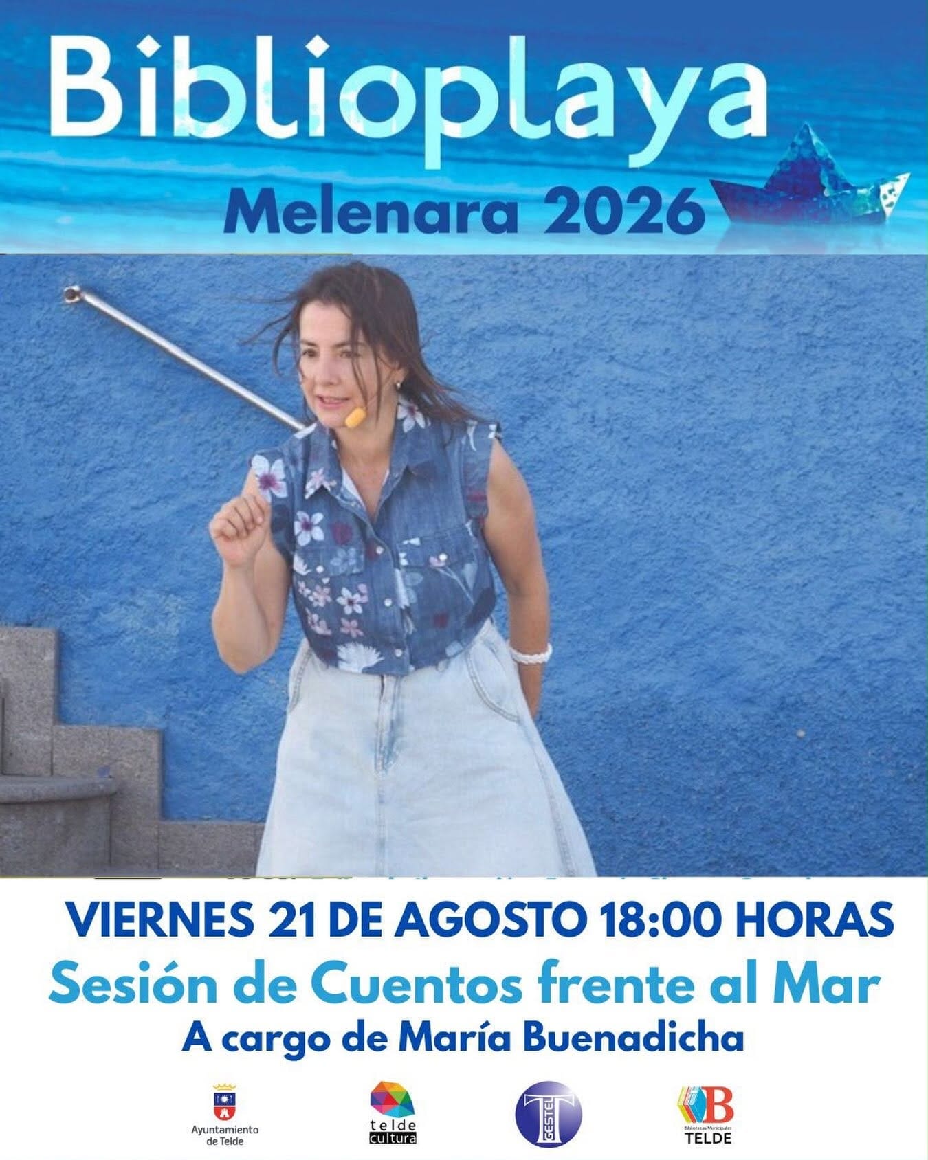 María Buenadicha lleva los cuentos hasta el mar