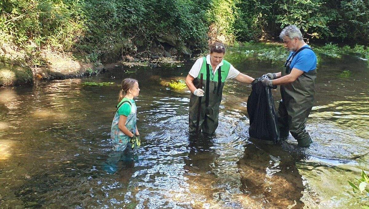 Jornada de limpieza del río Gafos