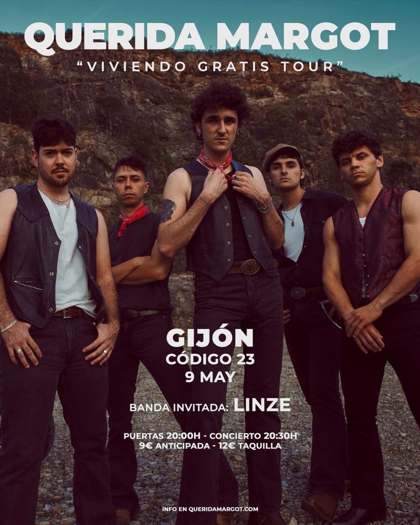 Viviendo Gratis Tour - Querida Margot en Gijón