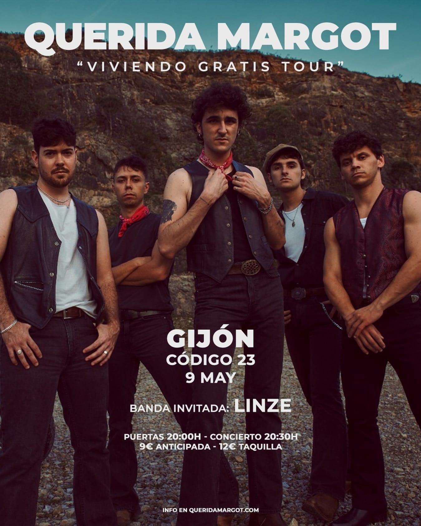 Viviendo Gratis Tour - Querida Margot en Gij贸n