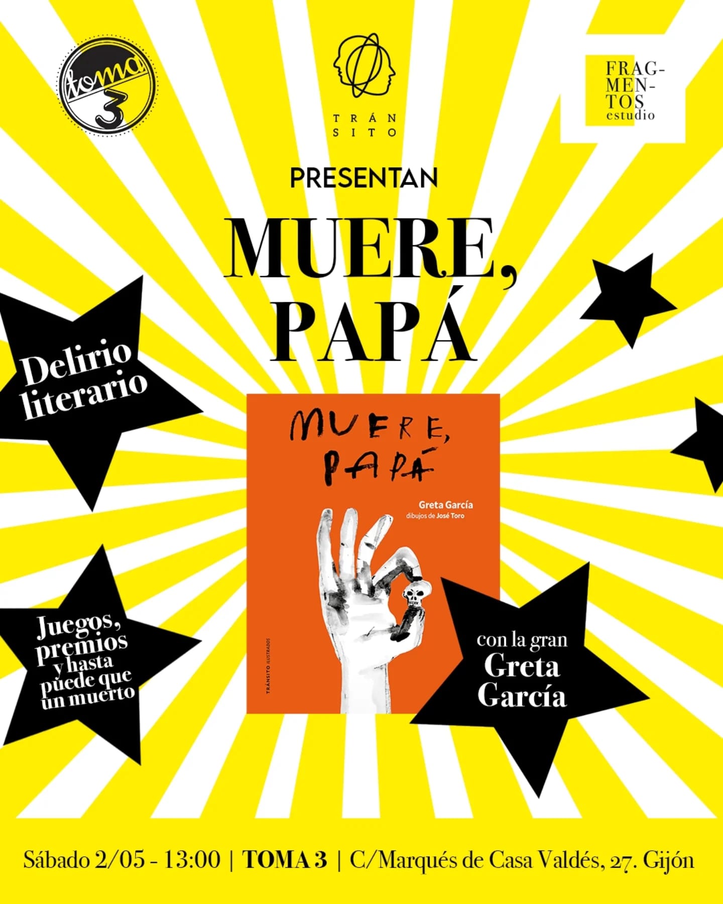 Presentación de 'Muere, papá'
