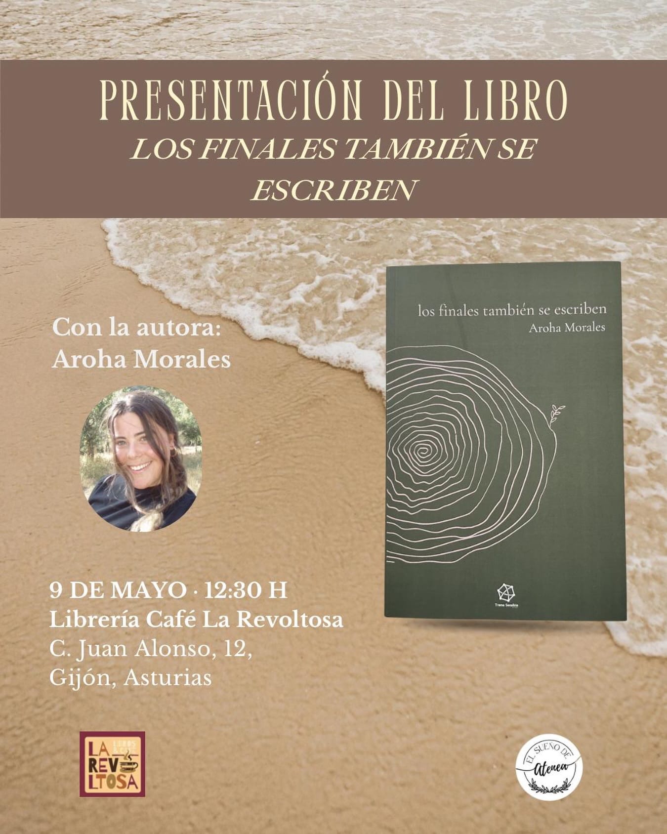 Presentación del libro 'Los finales también se escriben' con Aroha Morales