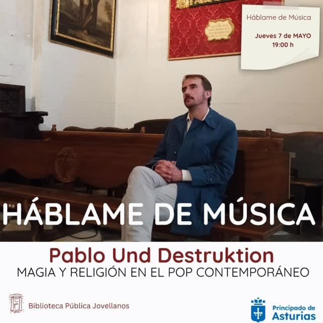 Presentación del libro 'Háblame de música. Magia y religión en el pop contemporáneo' por Pablo Und Destruktion