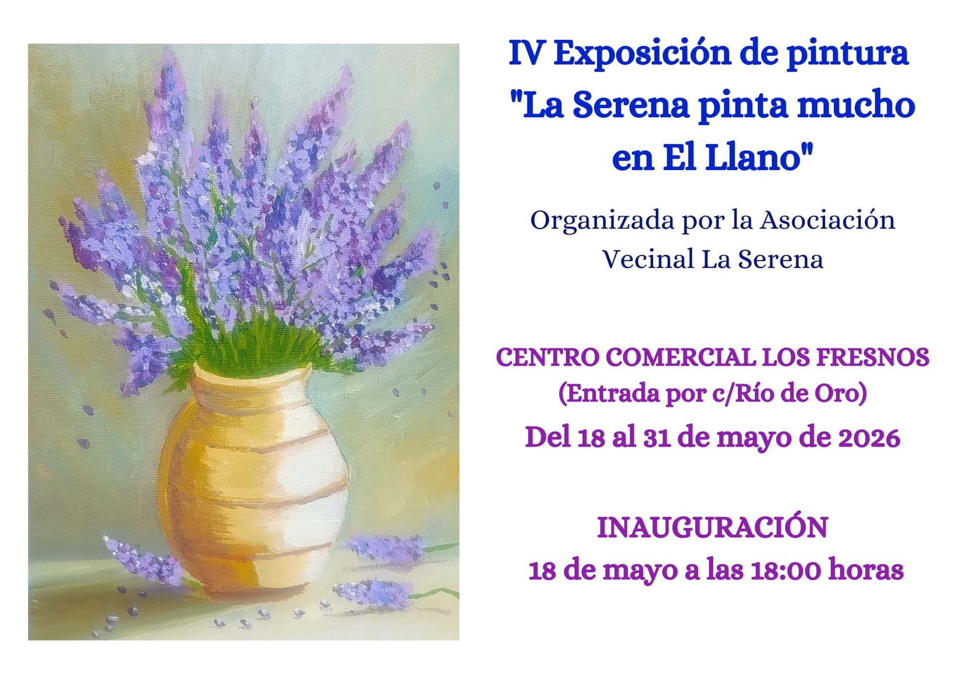 IV Exposición de pintura La Serena pinta mucho en El Llano