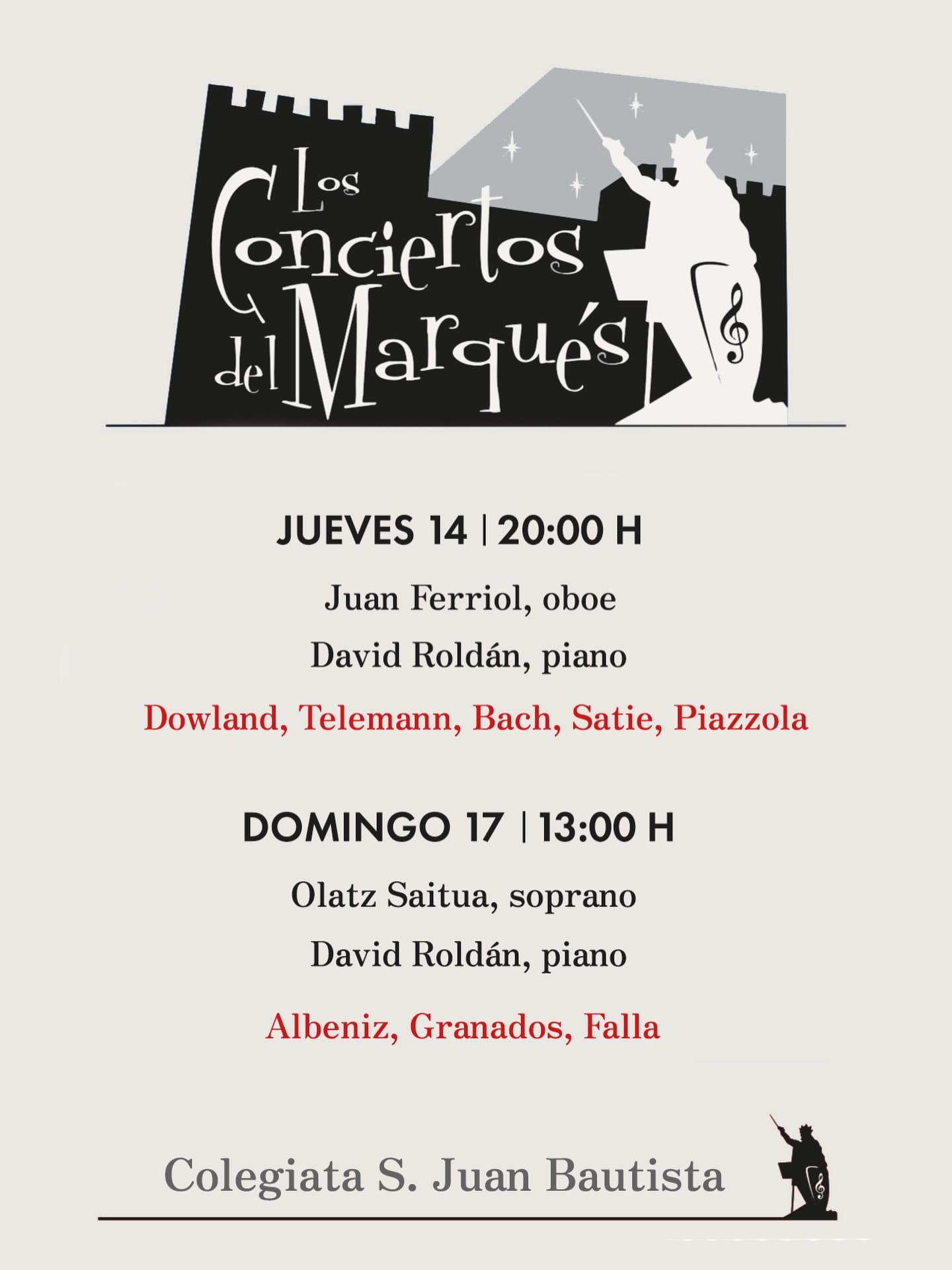 Los Conciertos del Marqués: Olatz Saitua y David Roldán