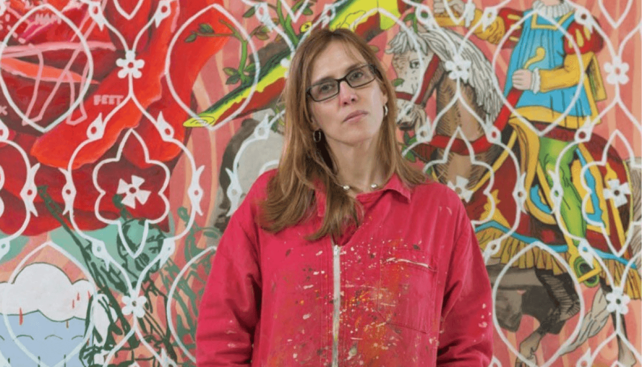 Almudena Fernández en el ciclo Artistas Galegas. A autora e a súa obra