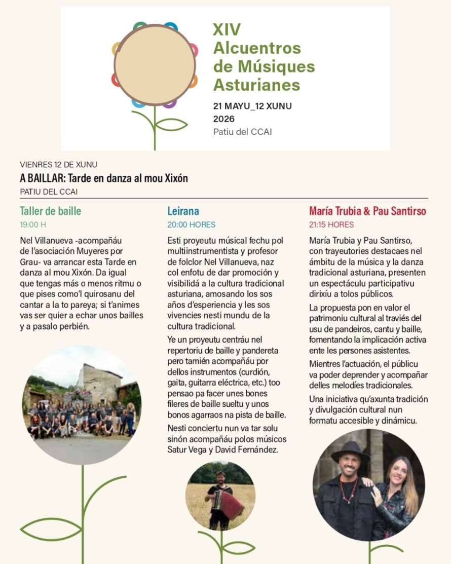 Taller de baille - XIV Alcuentros de Músiques Asturianes