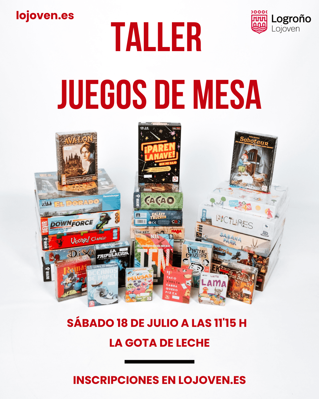 Taller juegos de mesa modernos