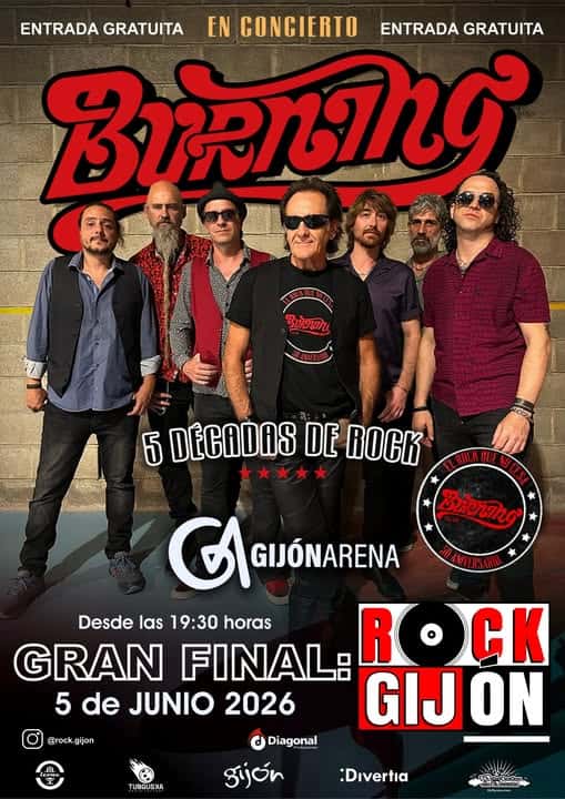 Burning + Gran Final Rock Gij贸n