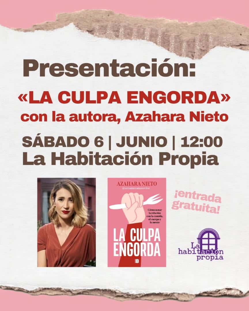 Presentación del libro 'La culpa engorda'