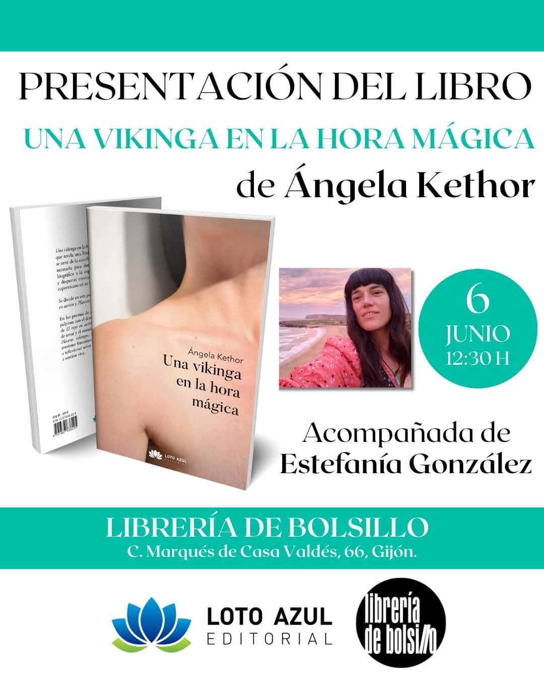 Presentación del poemario 'Una vikinga en la hora mágica' de Ángela Kethor