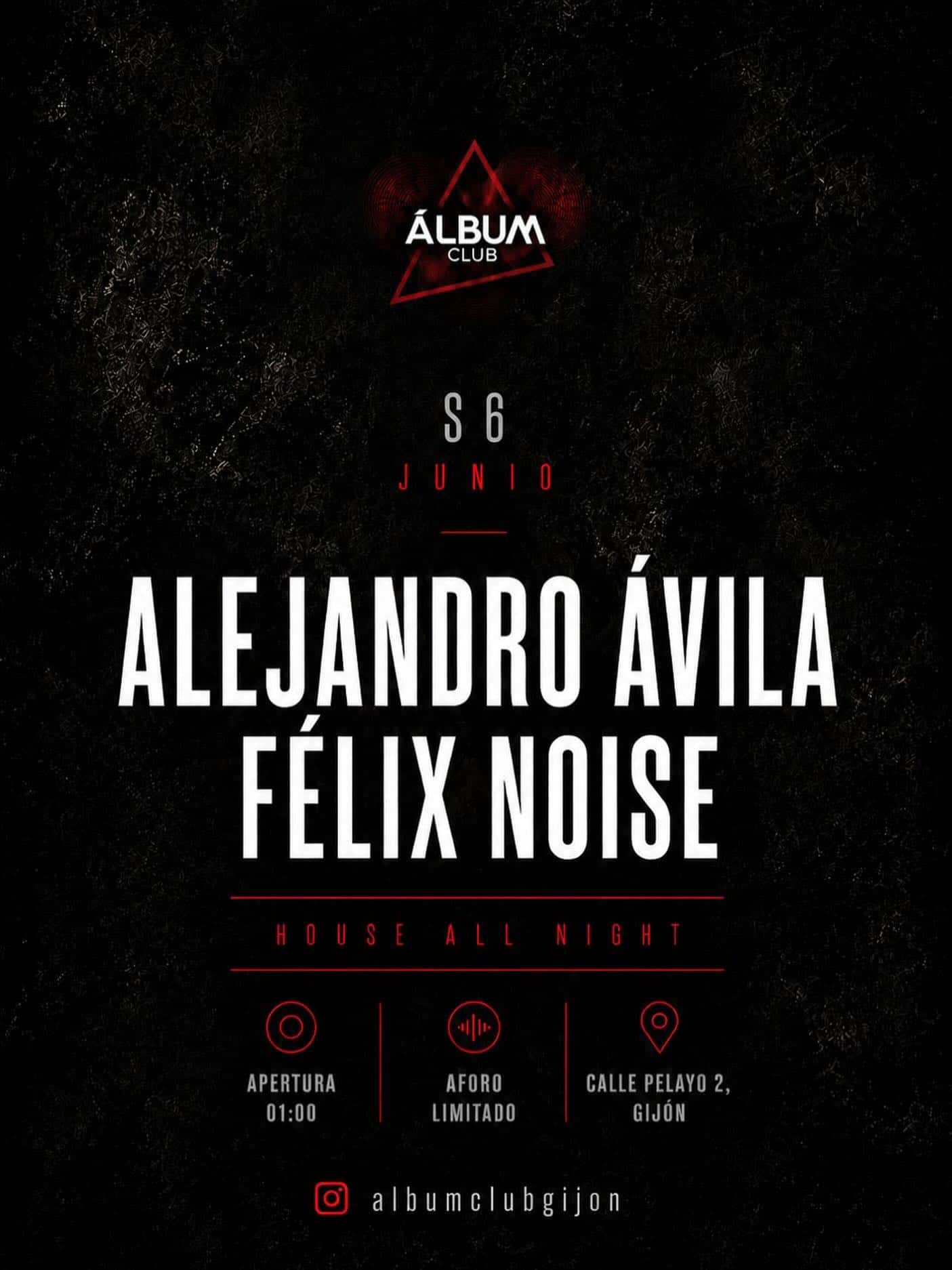 Alejandro Ávila y Félix Noise en Álbum Club