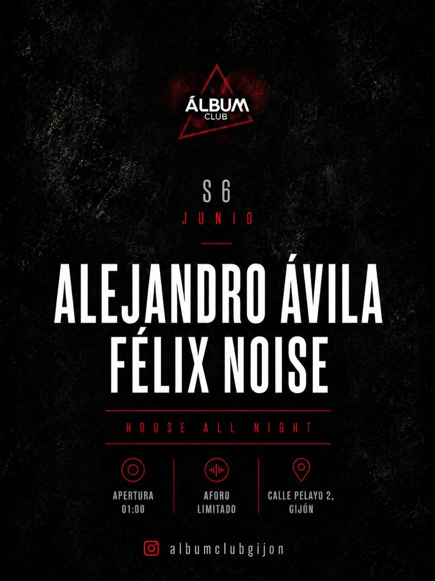 Alejandro Ávila y Félix Noise en Álbum Club