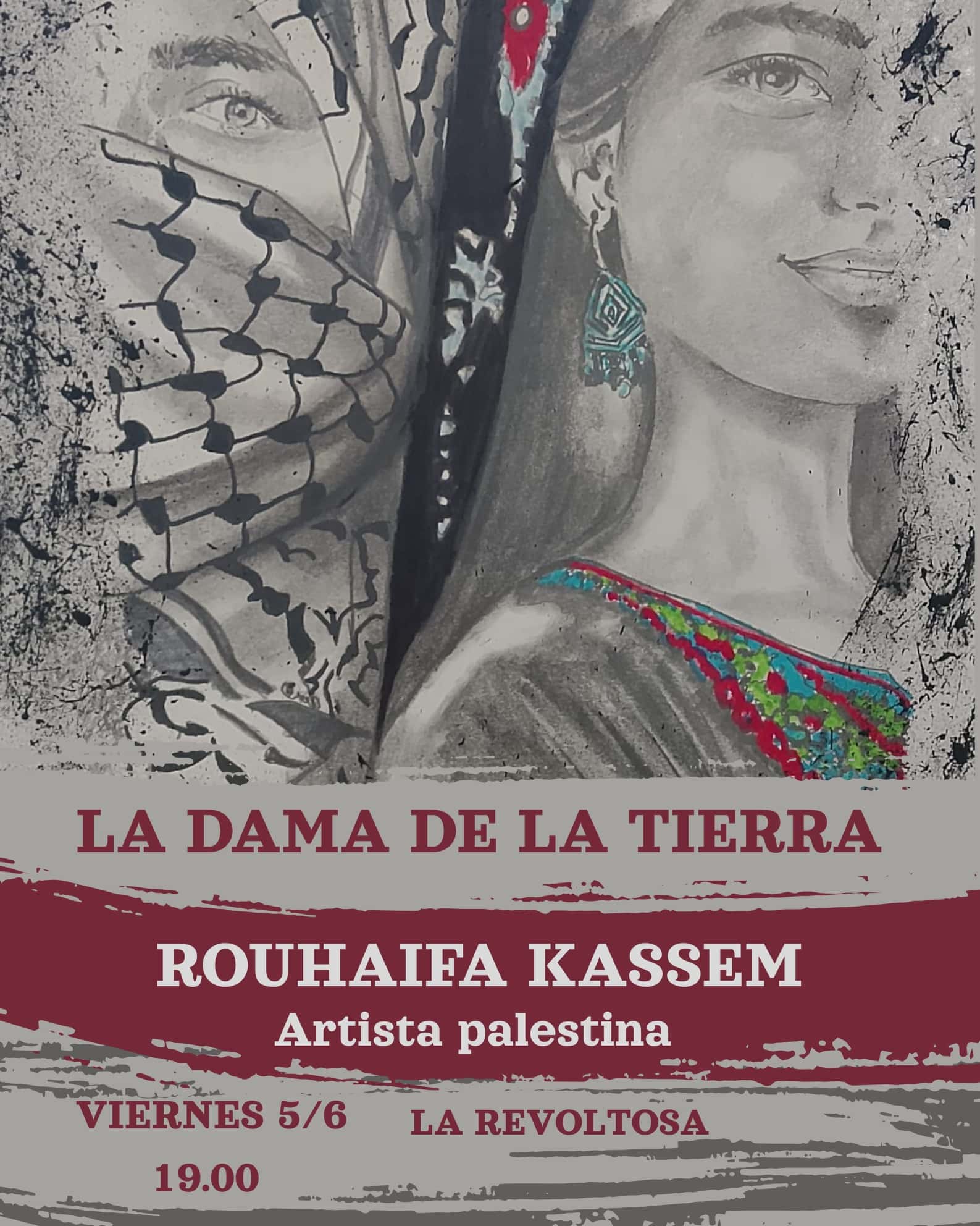 Inauguración de la exposición 'La Dama de la Tierra' de Rouhaifa Kassem