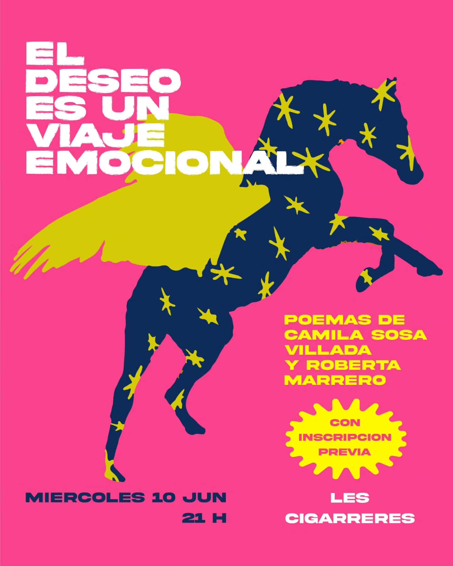 Lectura de poesía con Camila Sosa y Roberta Marrero