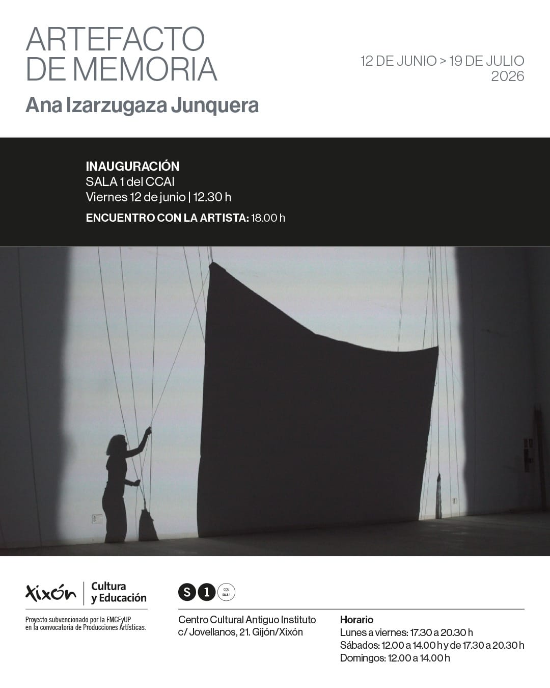 Inauguración de la instalación Artefacto de memoria