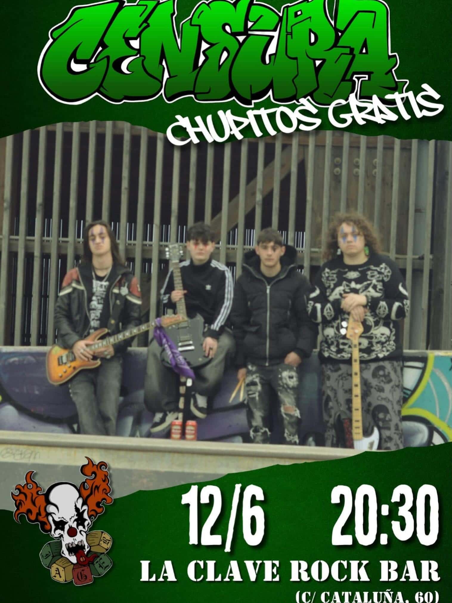 Concierto de Censura en La Clave Rock Bar
