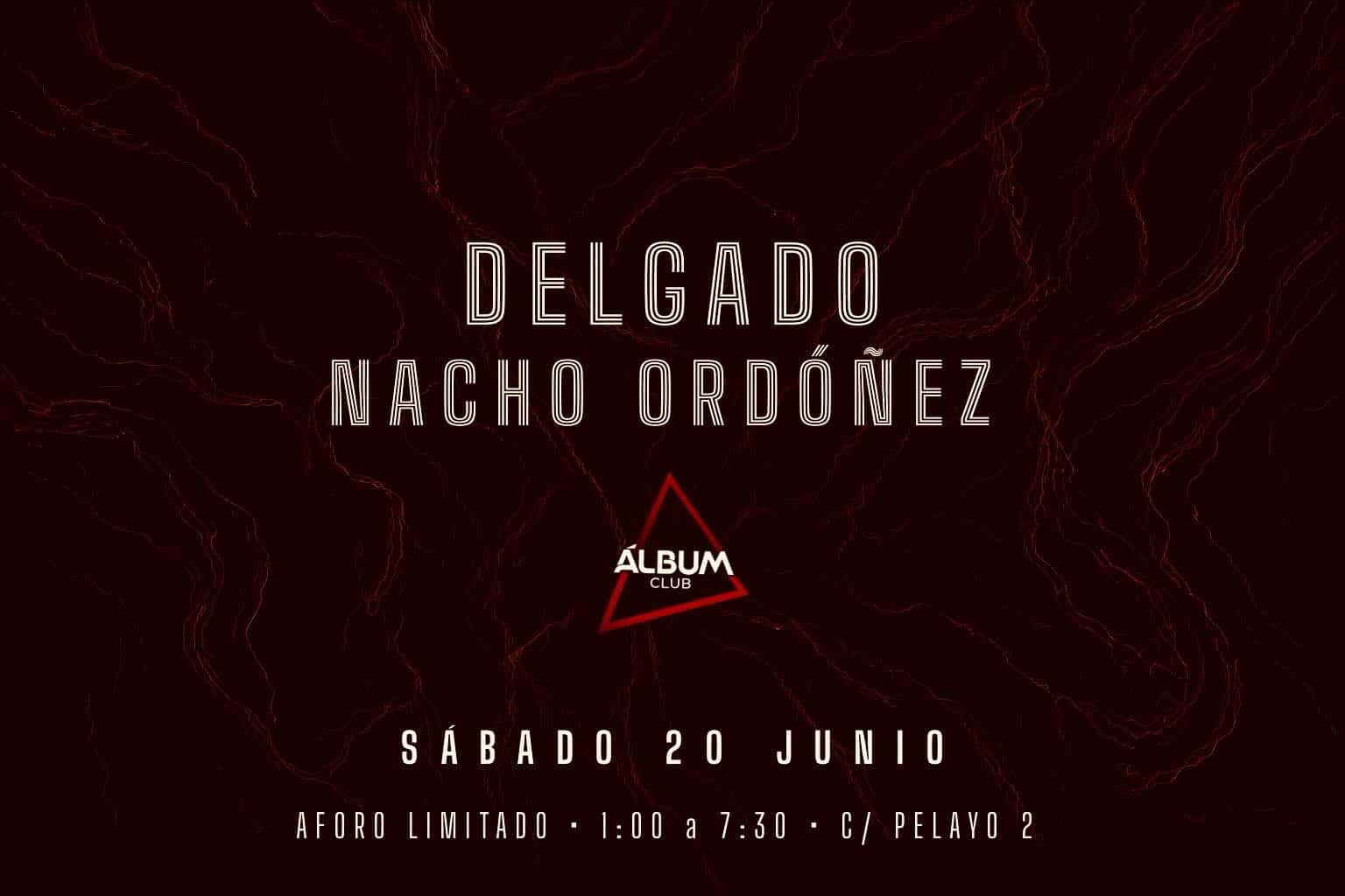Delgado y Nacho Ordóñez en Álbum Club