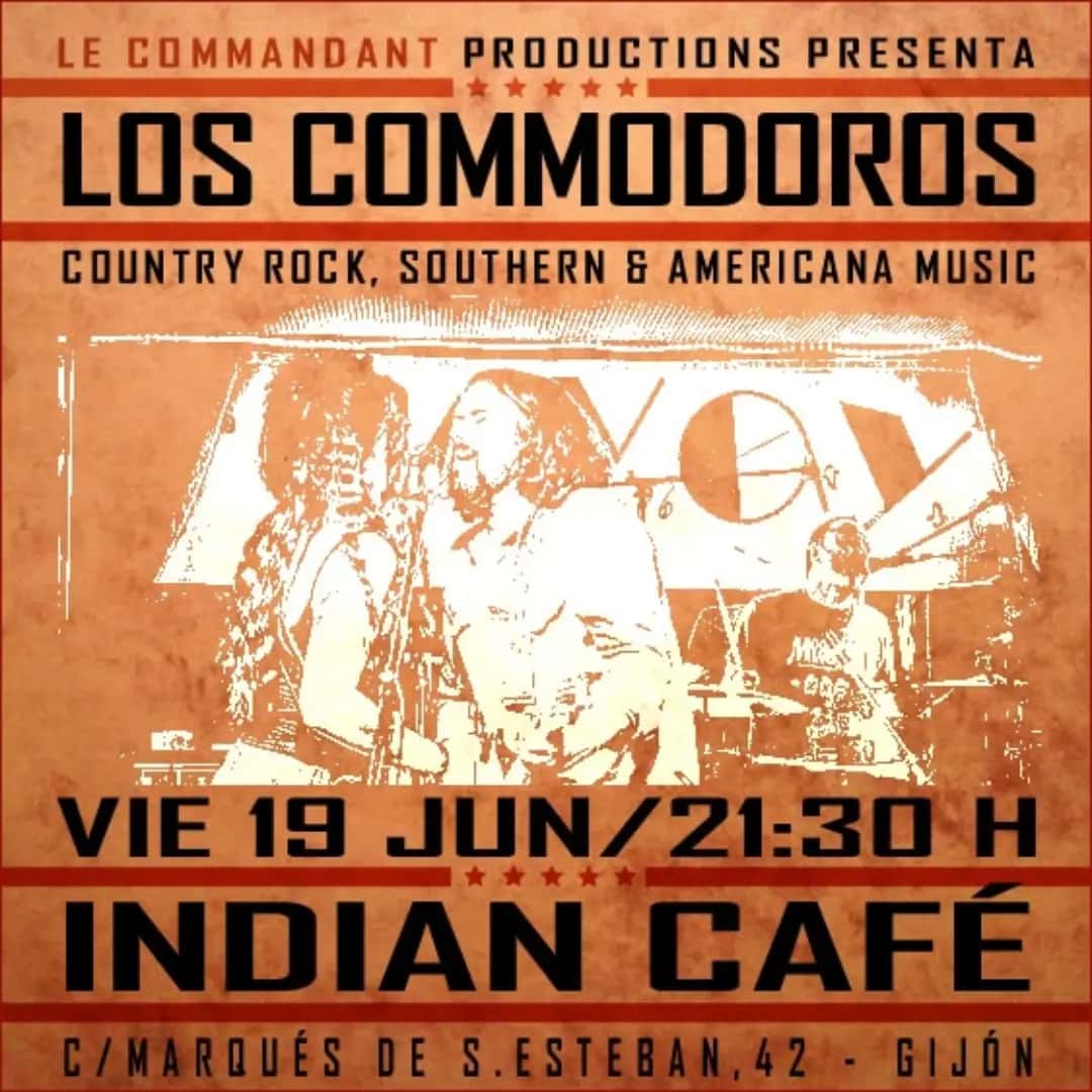 Concierto de Los Commodoros en Indian Café