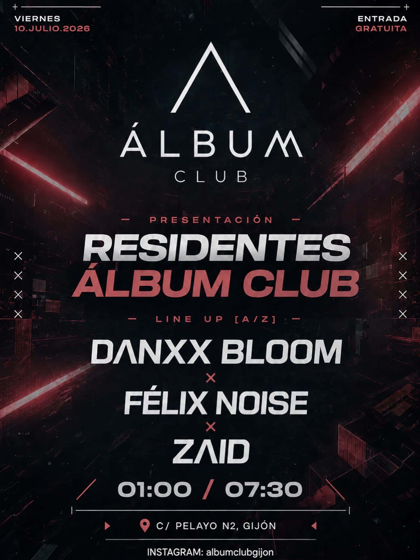 Presentación residentes Álbum Club