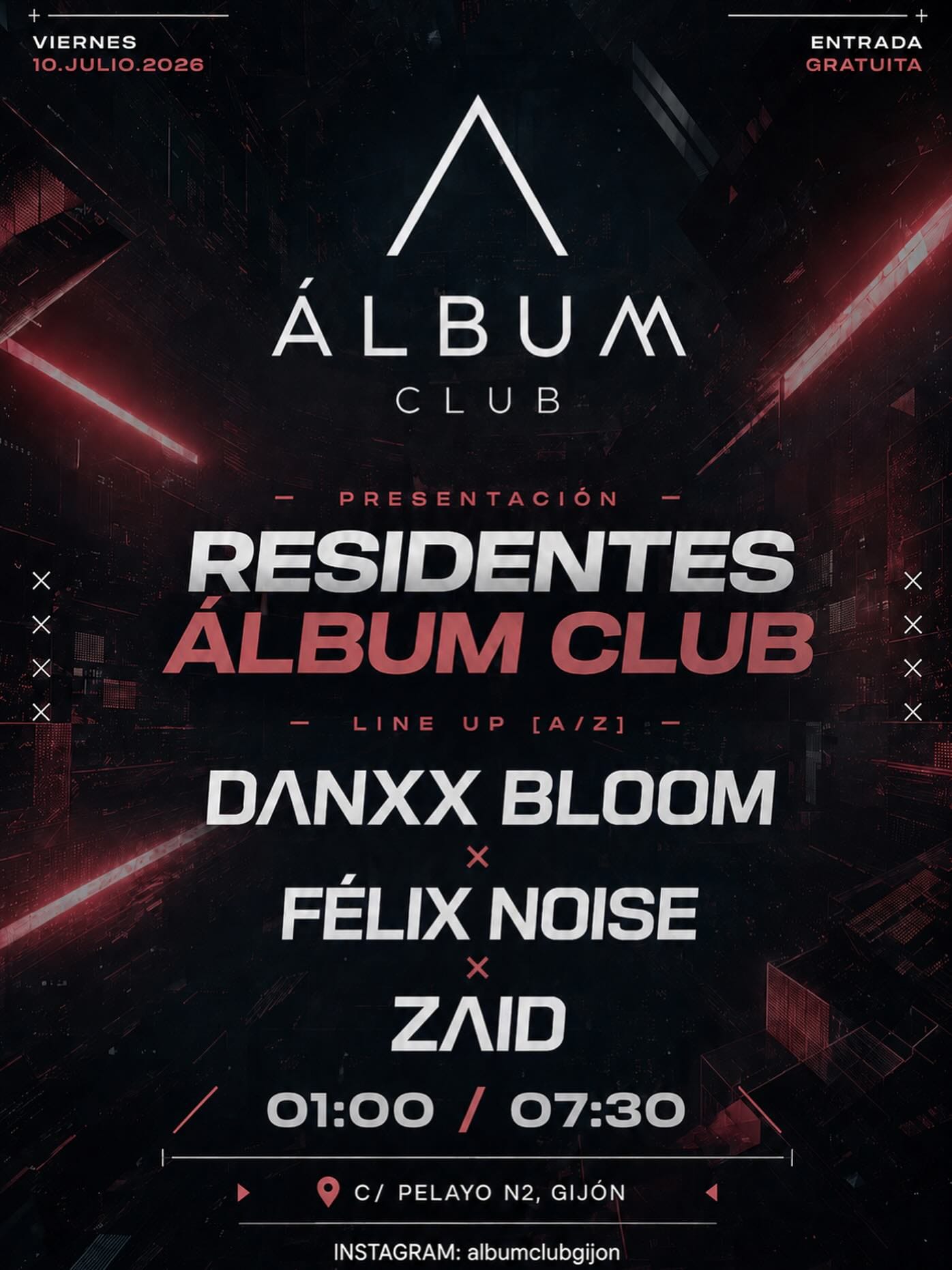 Presentación residentes Álbum Club