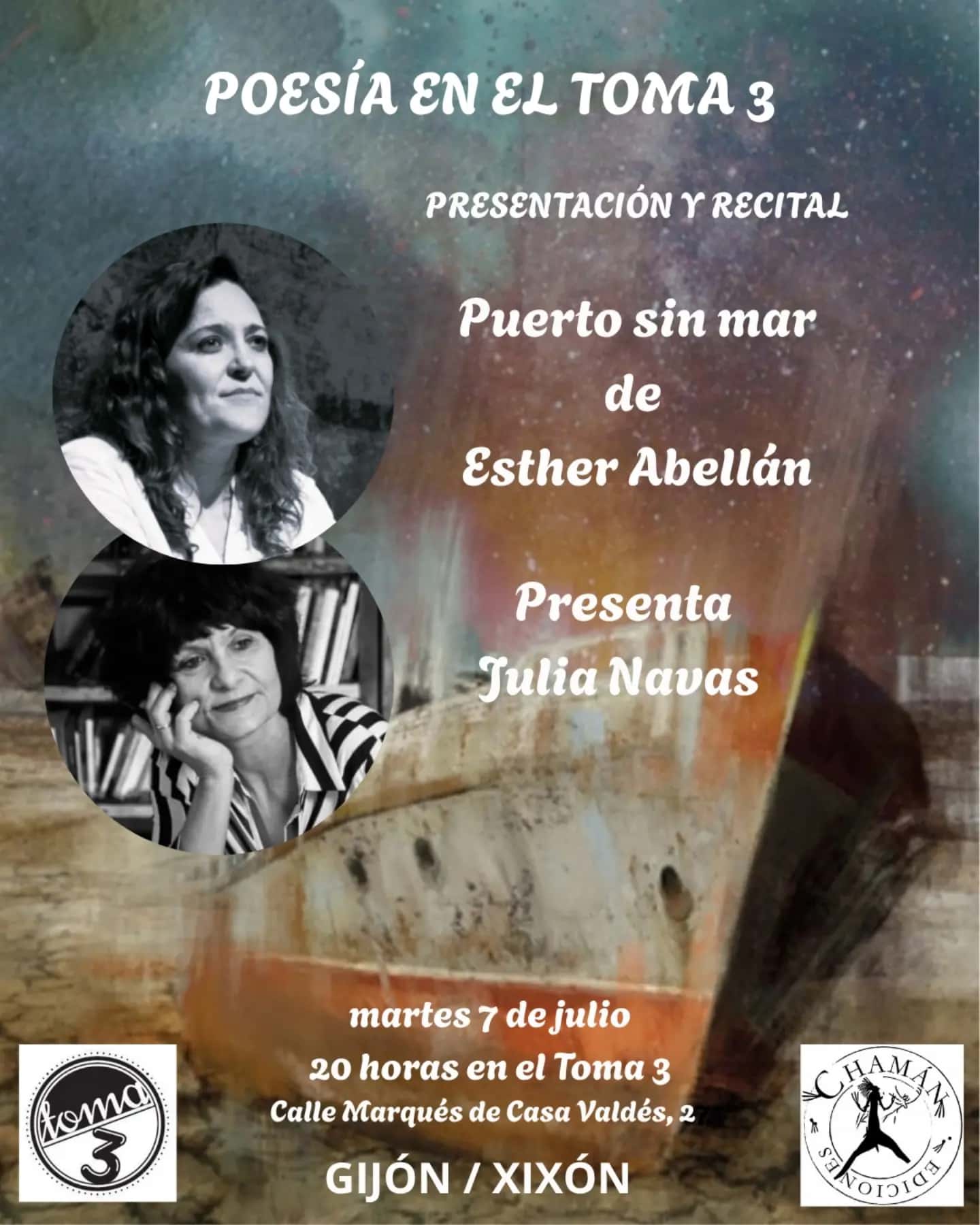 Presentación del libro 'Puerto sin mar' de Esther Abellán