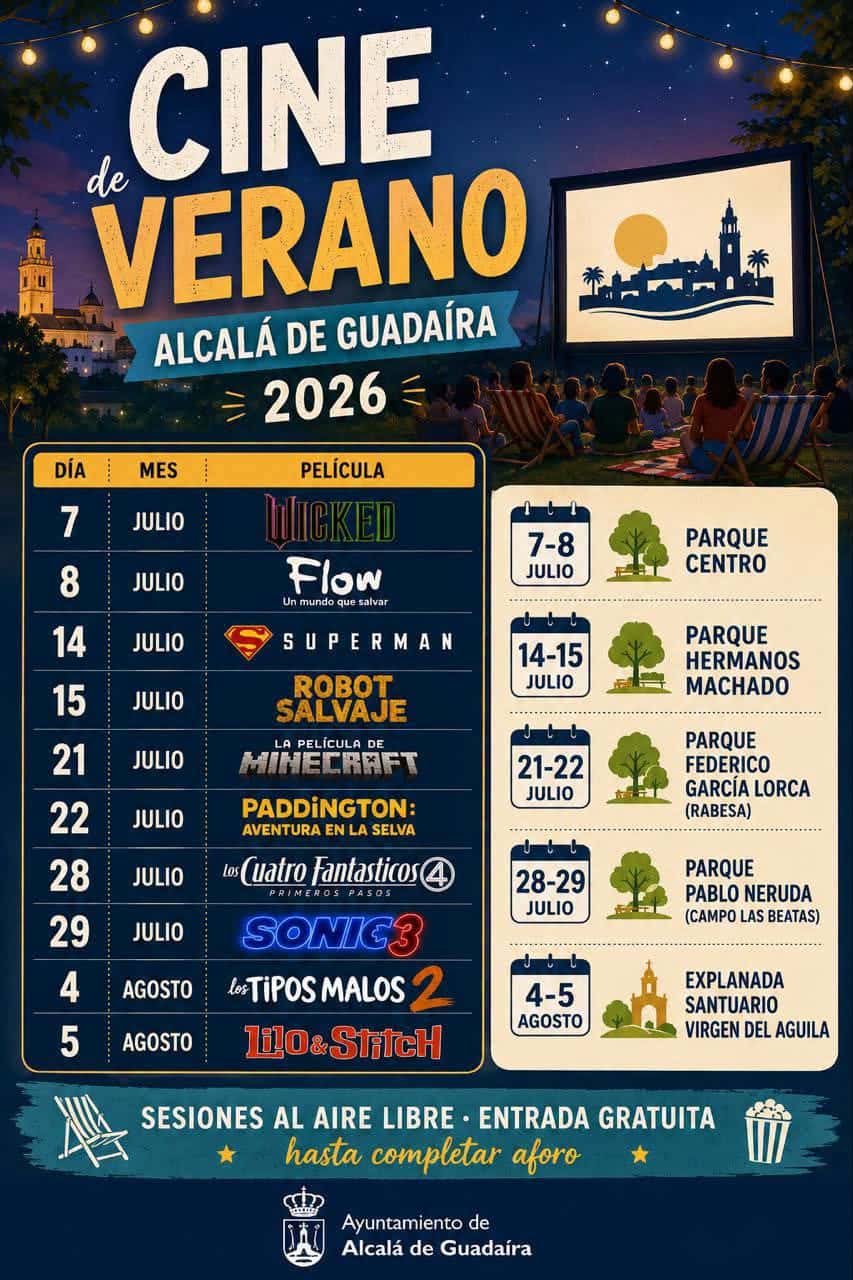 Cine de Verano 2026