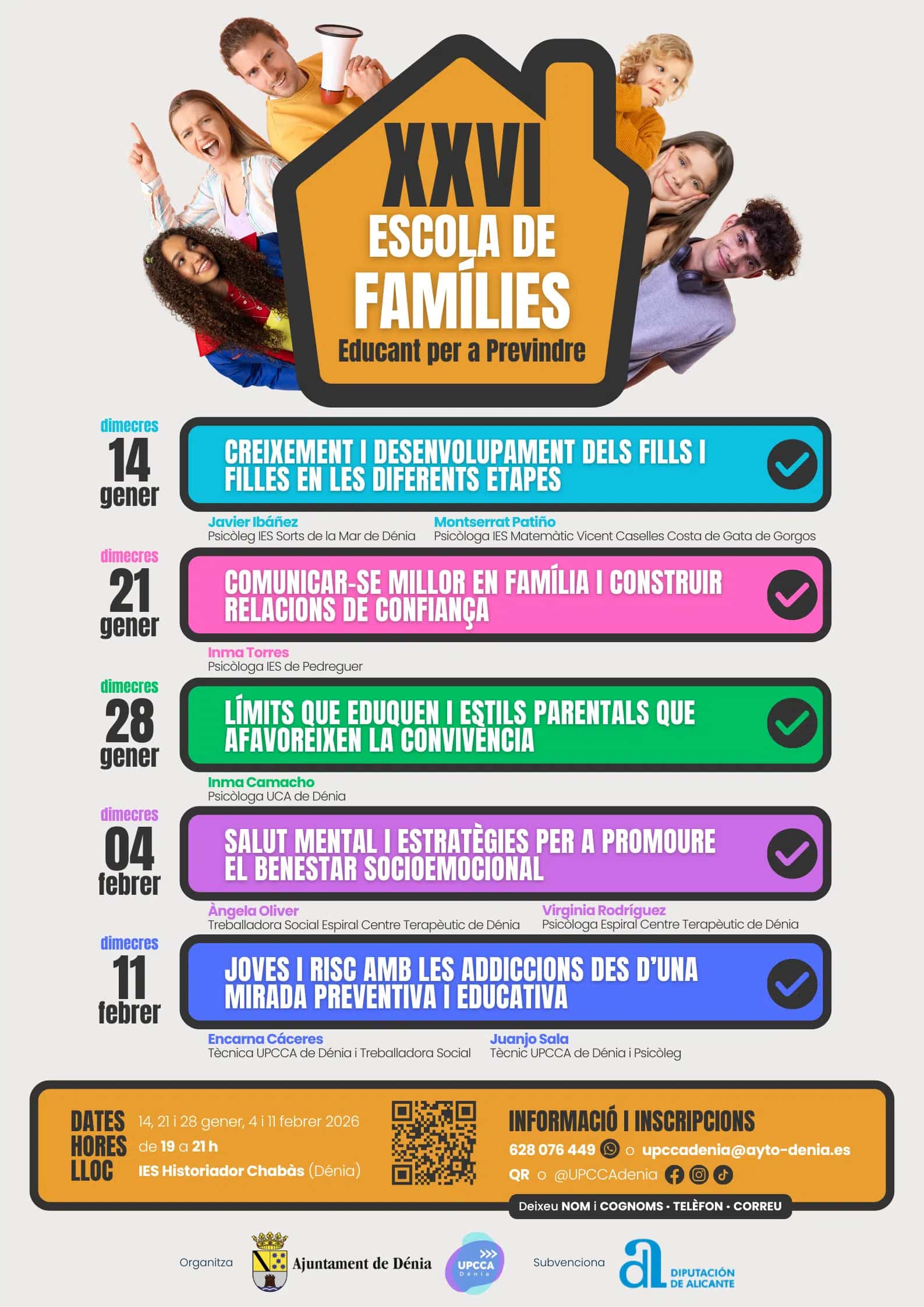 XXVI Escuela de Familias Educando para prevenir