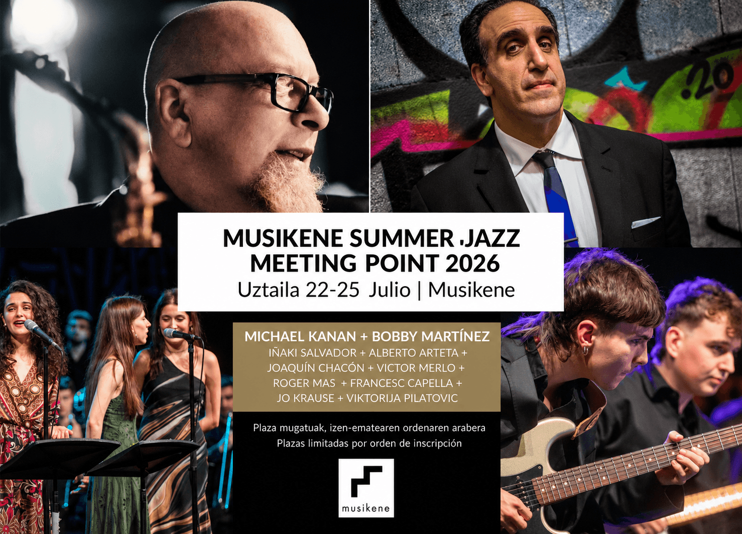 Summer Jazz Meeting Point Musikene 2026: Roger Mas