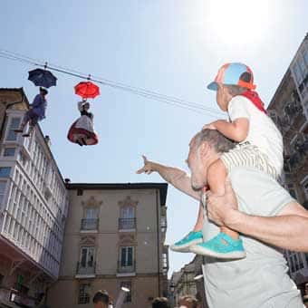 Bajada de Edurne y Celedón Txiki