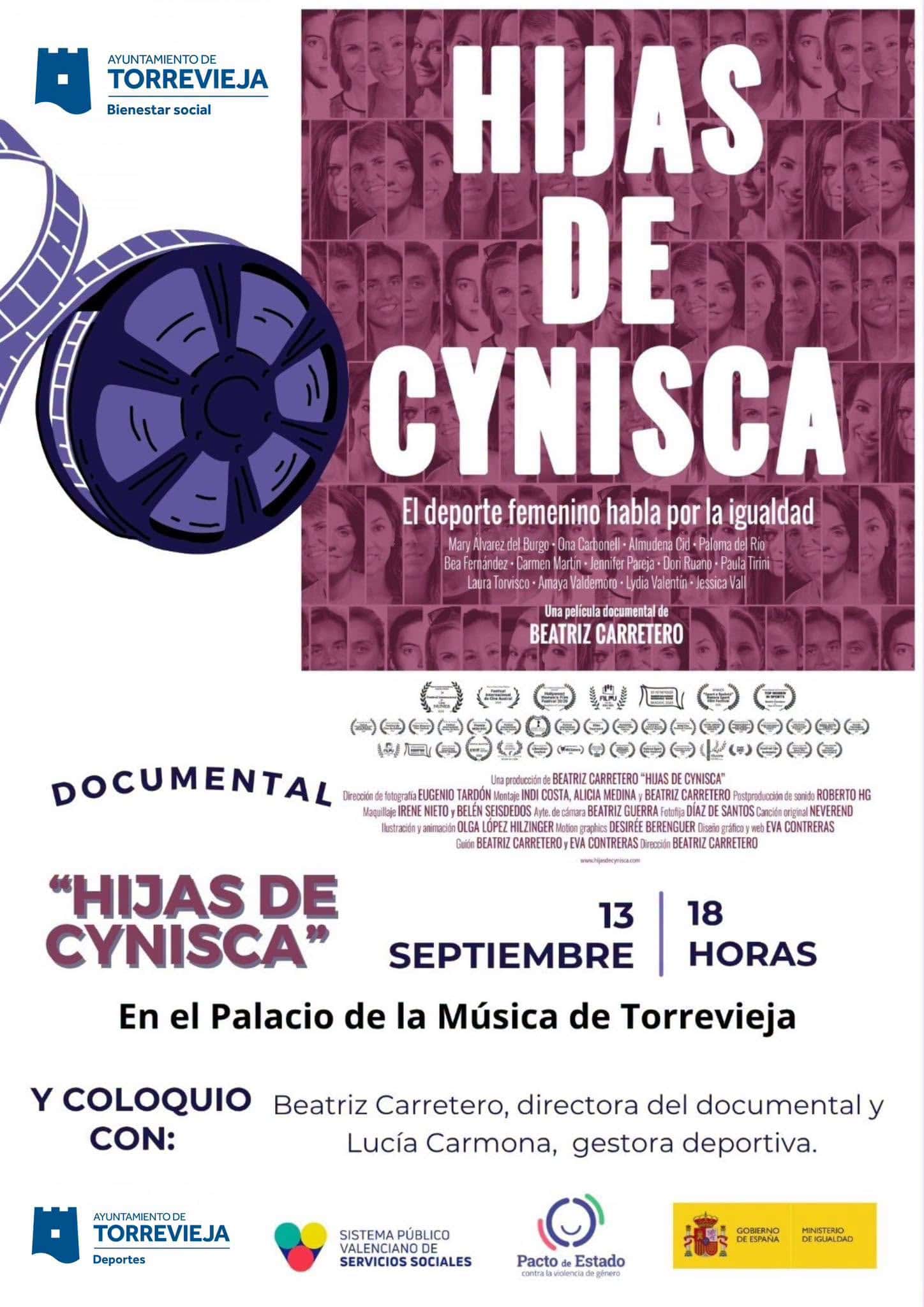 Proyección del documental 'Hijas de Cynisca' y coloquio