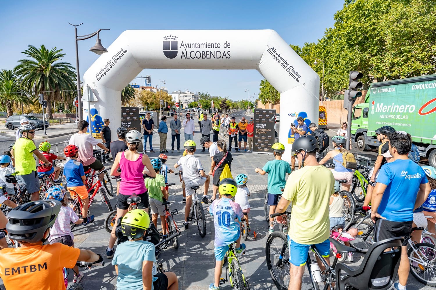 Jornada de la Semana Europea de la Movilidad con bicicletada en familia