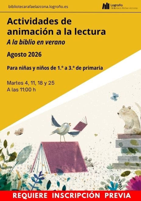 A la biblio en verano (martes) - Agosto