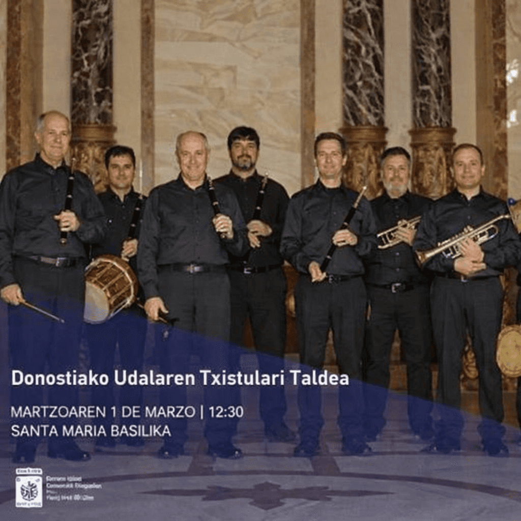Concierto de la Banda Municipal de Txistularis de San Sebastián