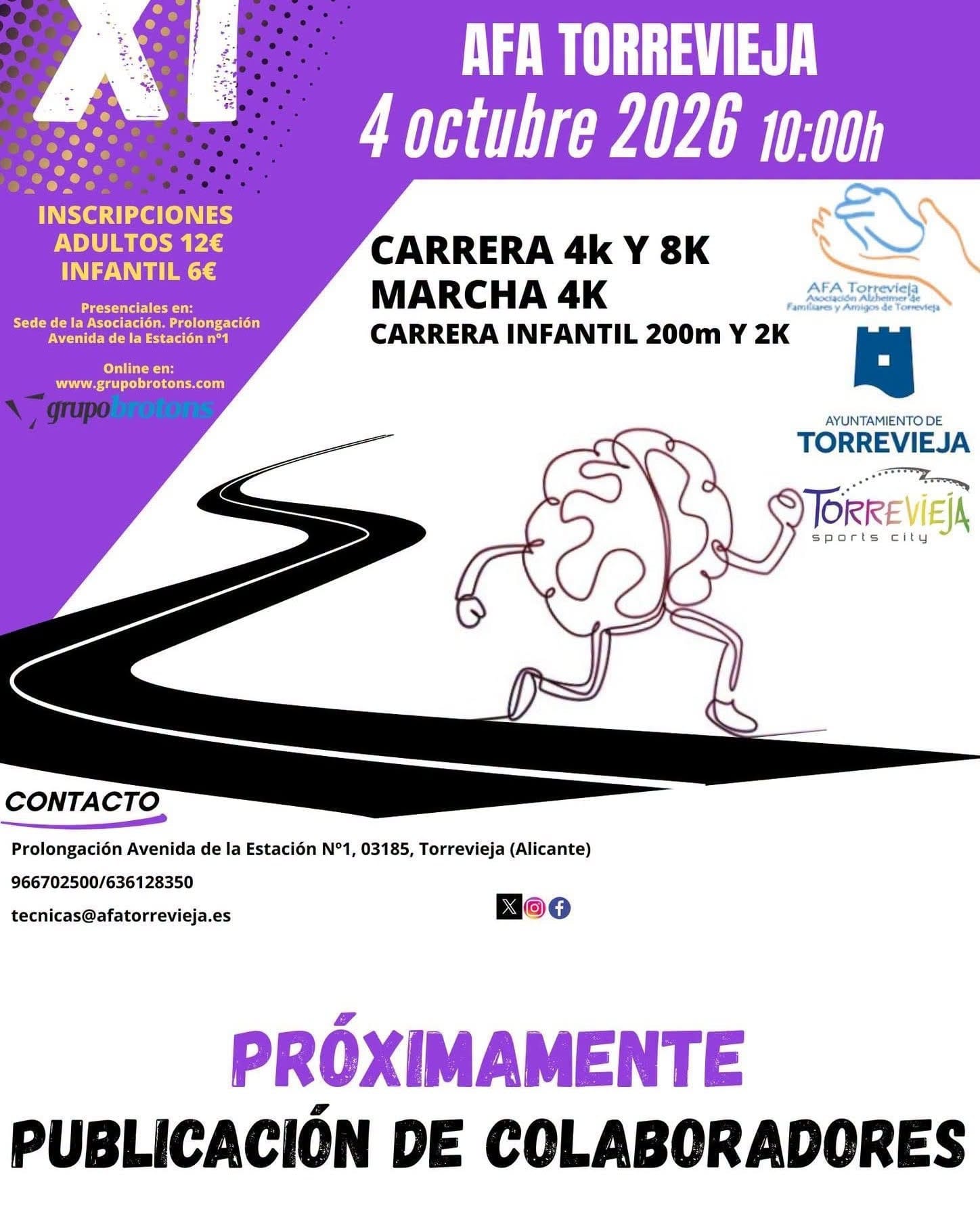 XI Carrera/Marcha Solidaria AFA