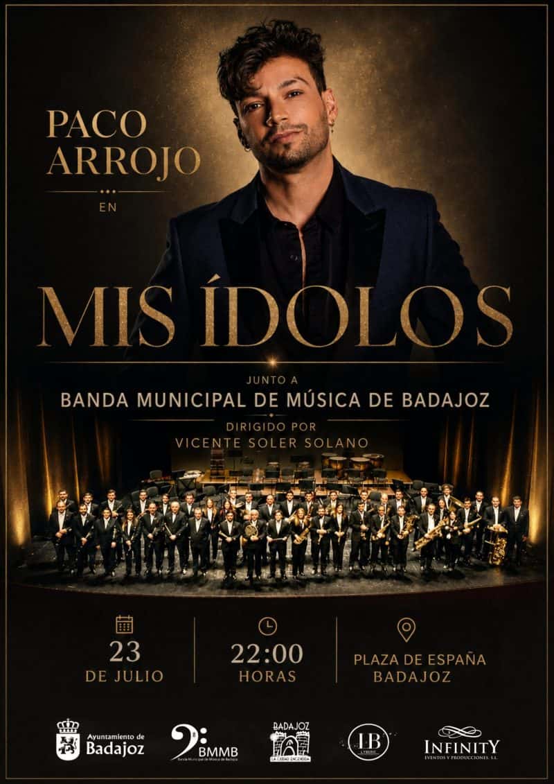 Paco Arrojo en Mis ídolos junto a la Banda Municipal de Música
