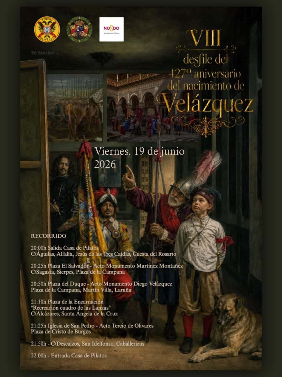 Desfile Homenaje a Velázquez por su 427 cumpleaños
