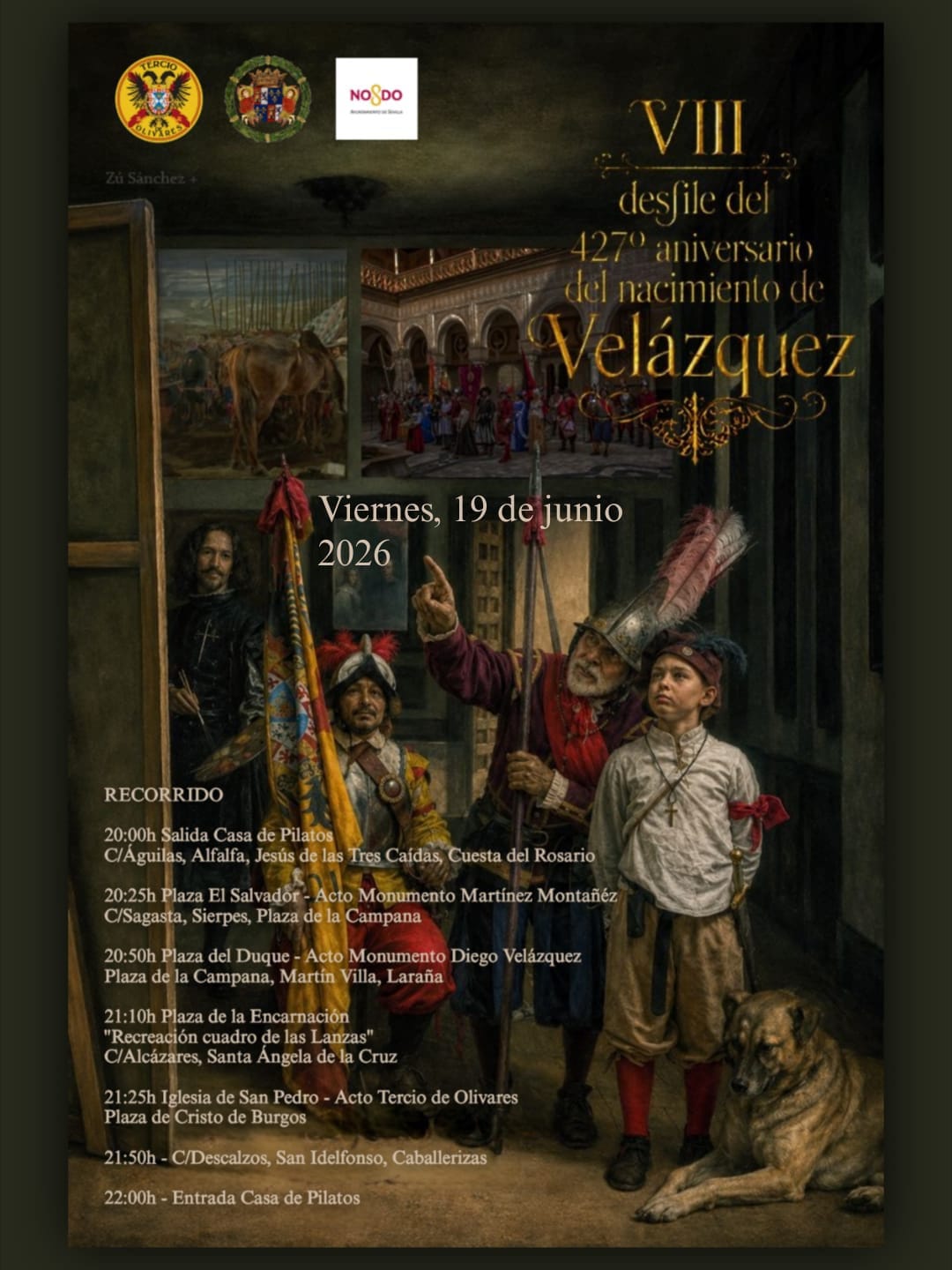 Desfile Homenaje a Velázquez por su 427 cumpleaños